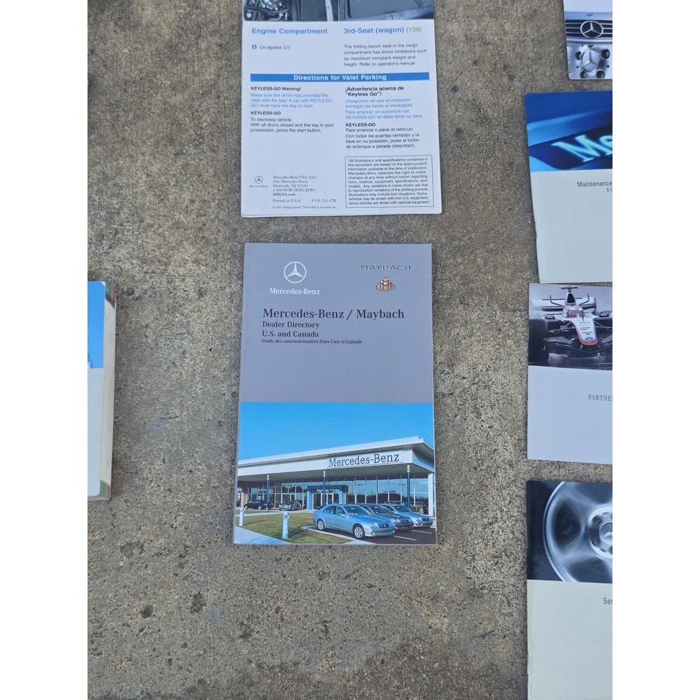 2003-2009 Mercedes E Class Owners Manual Portfolio Case Book OEM - Picture 4 of 7